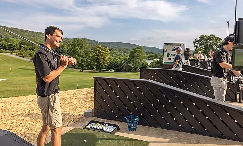 Black Bear trackman range. 