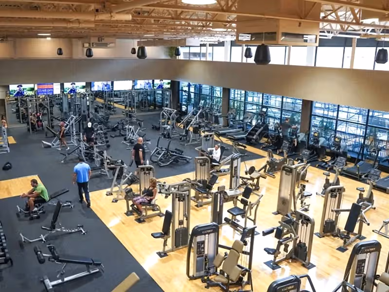 Minerals Sports Club floor.